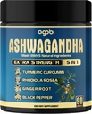 agobi Ashwagandha Supplement Kapsler - 90 greve for 3-måneders Supply