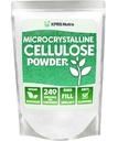 XPRS Nutra Meloxicam Cellulose pulver - Odorless Cellulose Fiber pulver - 100% ren pulverisert Cellulose Supplement er en uoppløselig Fiber for Pill Binder Mix og Cellulose Paste (1,10 pund)
