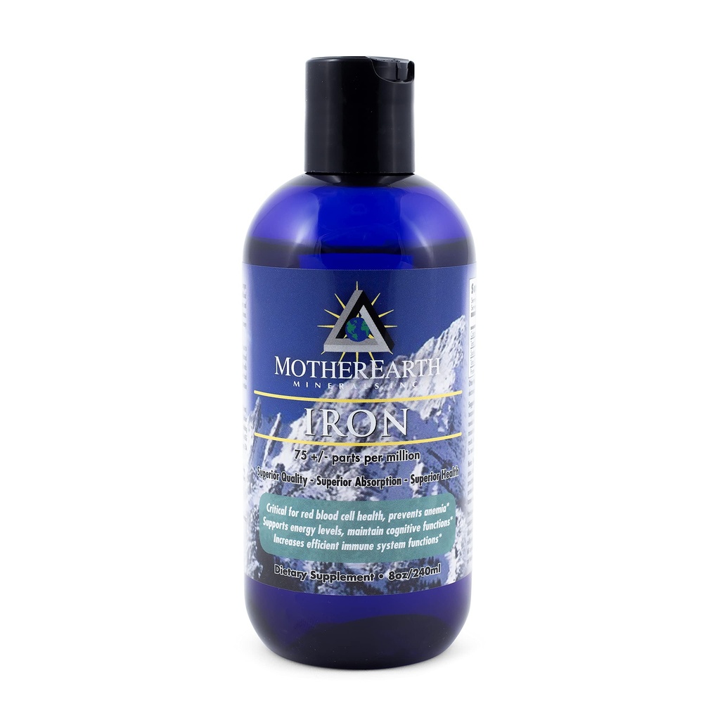 Angstrom Minerals, Iron-8 ozs av MorEarth Minerals