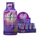 Vitamin energi fokus + Extra styrke energi Shot Berry 12 Pack, 260 mg naturlig koffein, B-vitaminer, CoQ10, Aminosyrer, fokus, produktivitet og klarhet, null sukker, glutenfri, 1.93 fl oz