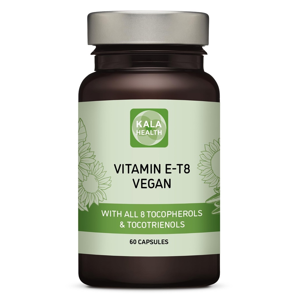 Unik vegansk formel med alle 8 tokoferoler og tokotrienoler Vitamin E - inneholder ingen PAHs, tunge metaller, kontaminanter eller preservatives - sertifisert bærekraftig - hår, arr og hud (60)