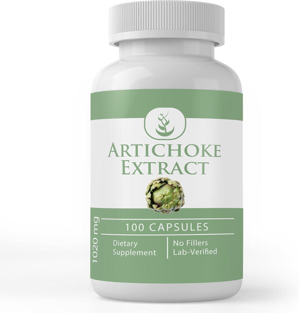 PURE ORIGINALE INGREDIENTS Artichoke Extract (100 kapsler) Alltid ren, ingen tilsetningsmidler eller fyllstoffer, Lab verifisert