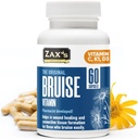 ZAX'S Bruise Vitamin Pharmacist Utviklet Bruising kosttilskudd Potent Bruising Svelling Reduser, Sink, vitamin K, D3, Askorbinsyre, Citrus Bioflavonoider, 60 Caps, Kombinere Arnica Bruise Cream