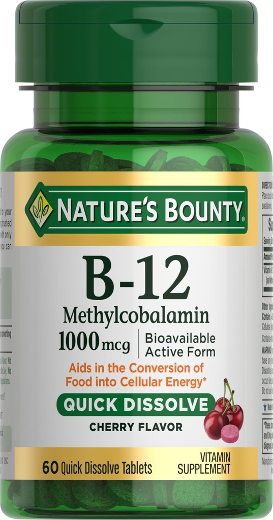 Naturens Bounty vitamin B12, 60 Antall