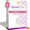 Flavon pause Hot Flashes Menopause Relief - CLINICALly testet - | Naturlig varm Flash Relief, natt sviter Relief, hud aldring | Multi Menopause Symptom Relief | 30 Softgels