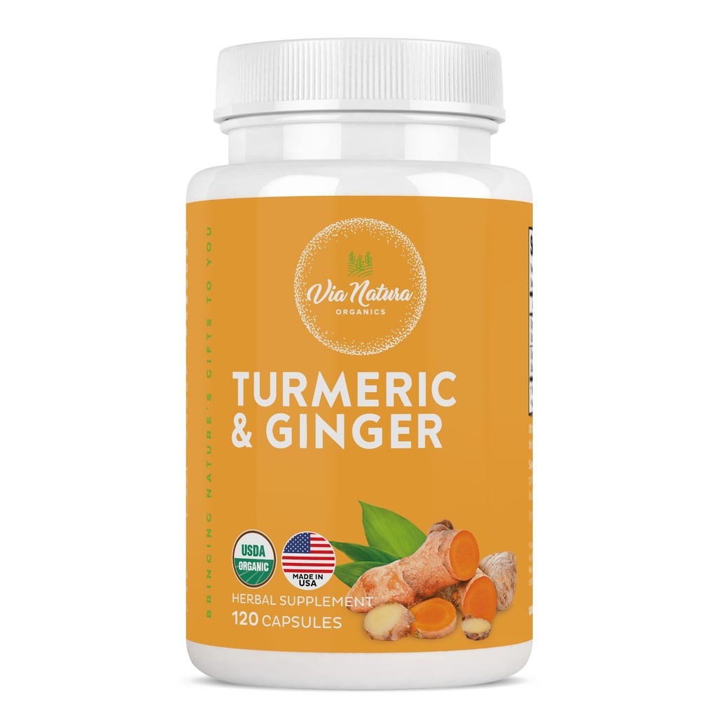 Ginger Capsules 1000mg organisk herbal Supplement ® 120 kapsler