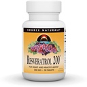Kilde Naturals Resveratrol, for hjerte og sunn aldring * 200 mg - 30 tabletter