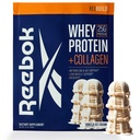 Reebok Whey Protein Powder + Collage Peptides | 25g Protein med 9 essensielle Aminosyrer | Muskelgjenvinning, Felles og Gut støtte | Informert-Sport Certified | ReeBuild Vanilla Iskrem Flavor, 1,3 lb