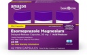 Basic Care Esomeprazol Magnesium forsinket - embolitt Mini kapsler, 20 mg, syre Reduser, 24 timer Heartburn medisin, 42 telling
