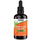 Nå Mattilskudd, Olive Leaf Glyceritt Liquid, 18% Oleuropein, Dropper Inkludert, Gratis Radikal Scavenger*, 2-Ounce