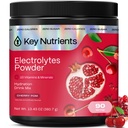 KEY NUTRIENTS Multivitamin Electrolytes pulver Ingen sukker - Sweet Cherry Pom Electrolyte pulver - Endurance & energi Supplement - Hydration pulver - Ingen kalorier - 90 Serveringer - laget i USA