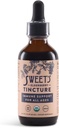 Sweet's Elderberry Tinktur | USDA Økologisk | Alkoholfri | Black Elderberry | Immun støtte for alle aldre | Reisevennlig 2 oz flaske med dropper | Vegan | Keto | Ikke-GMO | Usweeted