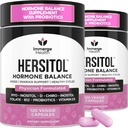 Hormon Balanse for kvinner, PCOS, ovarian støtte, fruktbarhet, menstruell syklus | Myo-Inositol & D-Chiro Inositol Supplement 40:1 forholdet med folsyre, B12 & probiotika | Kvinnlige vitaminer 240 kapsler