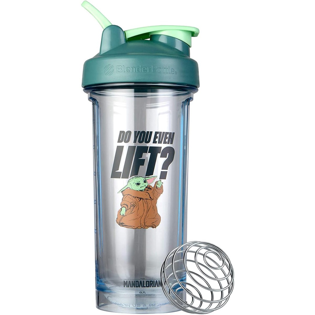 BlenderBottle Star Wars Shaker Flaske Pro Series Perfekt for proteinshake og pre trening, 28-Ounce, Har du til og med løfte?