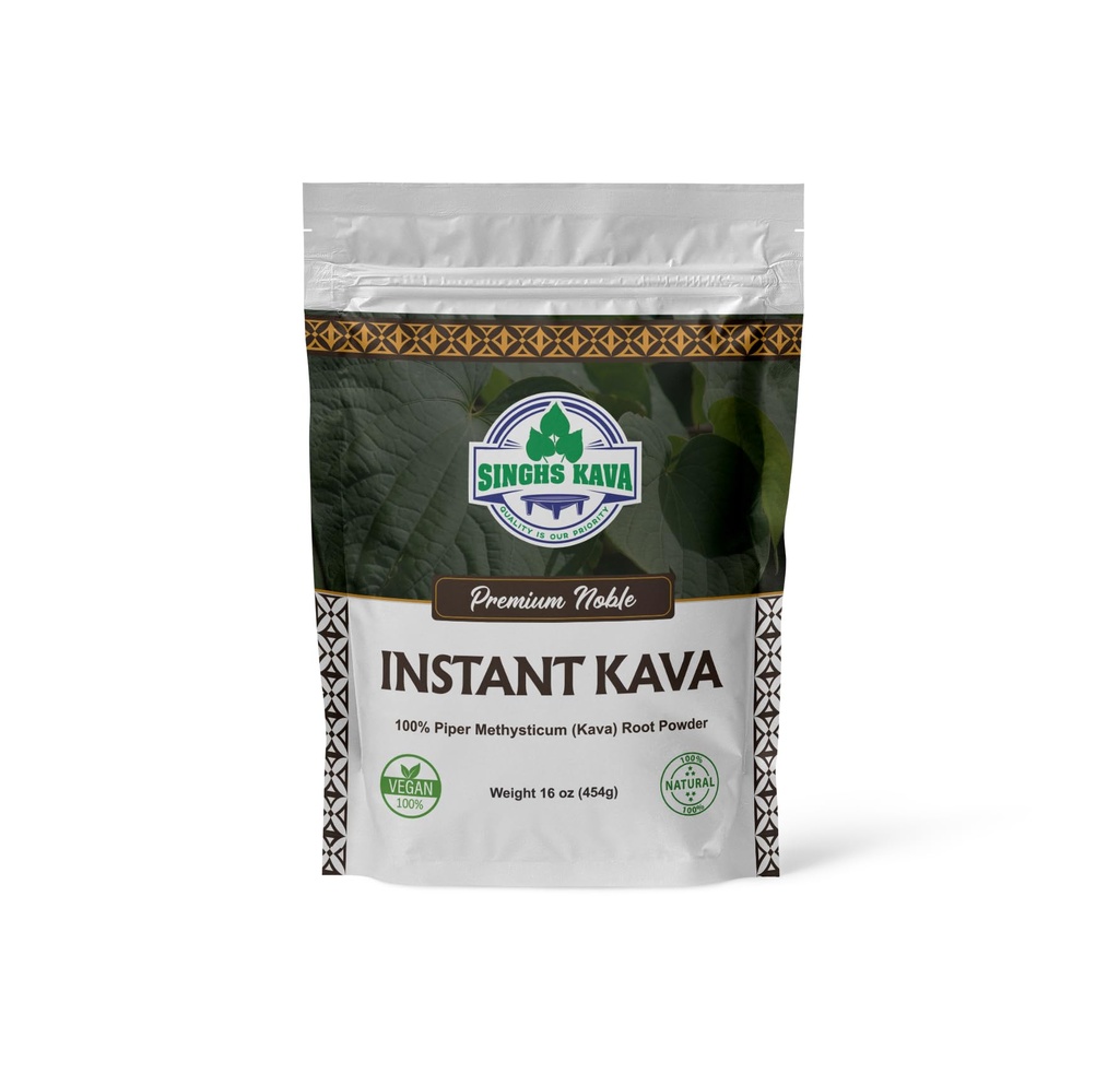 SINGHS mikronisert Instant Kava pulver-fijian Kava (1lb) 16oz