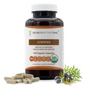 Hemmeligheter av Tribe Juniper 120 kapsler, 1000 mg, USDA Organic Juniper (Juniperus communis) Tørket Berry (120 kapsler)