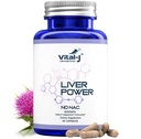 21-i-1 Liver Support Supplement, Liver Cleanse Detox & Reparasjon - W/Milk Thistle, Sink, Beetroot & Artichoke, Choline & Dandelion Root for Digestion & Immunitet - 60 Kapsler