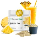 Lymph Go - Lymphic Drainage Supplement for kvinner og menn - Lymph System Support - med Bromelain, Echinacea, Burdock Root, Dandelion, Rutin, Kelp & Mer - 4,06 Oz - 30 Services - Tropisk Flavor