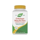 Naturens måte Kalsium Magnesium & Sink Mineral Complex, støtter bein helse og muskel funksjon*, immunstøtte*, 250 kapsler (pakke May Vary)