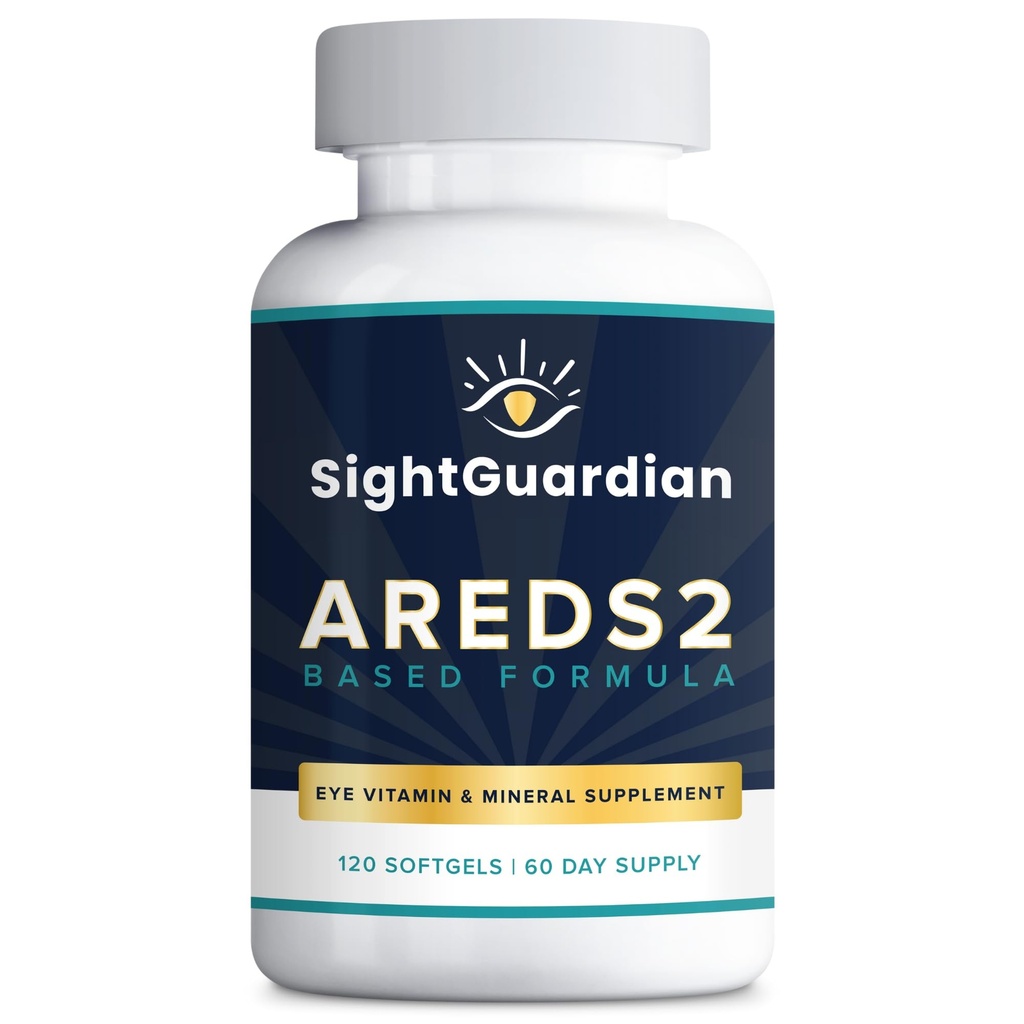 ARDS2 Basert Øyevitamin-Mineral Supplement (120 ct. 60 dagers forsyning) - ARDS2 Basert Supplement for øyne - Lav sink formel - Eye Vision Supplement og vitamin