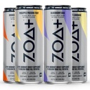 ZOA+ Pre Workout Energi Drink, Variety Bundle - NSF Certifisert for Sport med null sukker, nitrogenoksid støtte, B & D vitaminer, Aminosyrer og elektrolyter - 48 pakke
