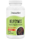NaturalSlim Digestive Enzymer for kvinner og menn - Helpzymes Essential Enzymer for Digestion, Gut Helse, Gas Bleating Relief med Bromelain, Ox Bile, Pancreatin. & Betaine HCL - 100 kapsler Solo
