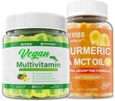 Organisk gummi 1000mg med vegansk multivitamin for kvinner