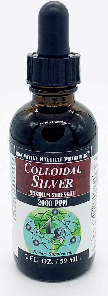 Colloidal Silver 2000 PPM (2 oz) ved Innovative naturlige produkter