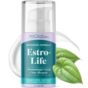 Advanced Estro-Life Balancing Hudkrem for kvinner | Cosmetic Skin Cream med Estriol, Wild Yam, Black Cohosh, Vitamin A, Black Currant Olje & Manganesisk | Paraben-Free | 80 Applications