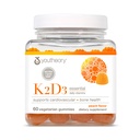 Youtheory K2D3 - Bein og hjerte helse støtte* - Kombinerer vitamin D3 & vitamin K2 - Dairy, soya og glutenfri - fersken, 60 vegetariske gummier