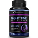Natttid vekttap piller for kvinner-karb blokker Appetitt Suppressant med Melatonin-Fat brenner diett piller som fungerer raskt for kvinner-Nighttime metabolisme Booster-Made i USA-1 Pack