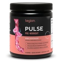 LEGION Pulse Pre Workout - All naturlig nitric oksid preworkout drink å øke energi, kreatinfri, naturlig søtet, Beta alanin, citrullin, Alpha GPC (Pink Lemonade)