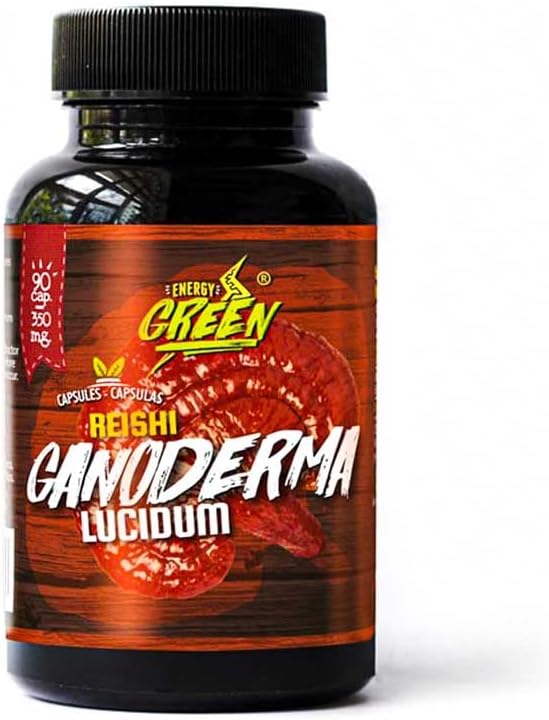 ANDES Healthy · SUSTAINABLE · FAIR Reishi Ganaderma - Ganoderma Lucidum 120 piller * 350 mg - Vegan piller - ikke GMO - Glutenfri