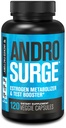 Jacked Factory Androsurge Estrogen Blocker for menn - Naturlig testosteron Booster for menn og østrogen Metabolizer med Tongkat Ali, DIM, Long Jack og mer - Test Booster & Muscle Builder - 120 greve
