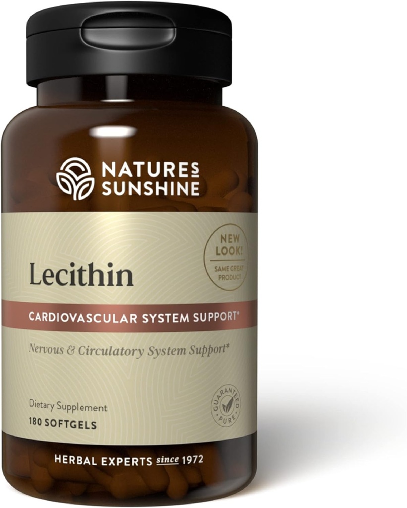 Naturens Sunshine Lecithin 180 Softgels
