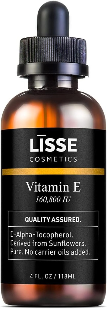 Lisse Pure Konsentrert vitamin E olje - 160 800 IE - Ingen bæreroljer tilsatt - D-Alpha-Tocopherol