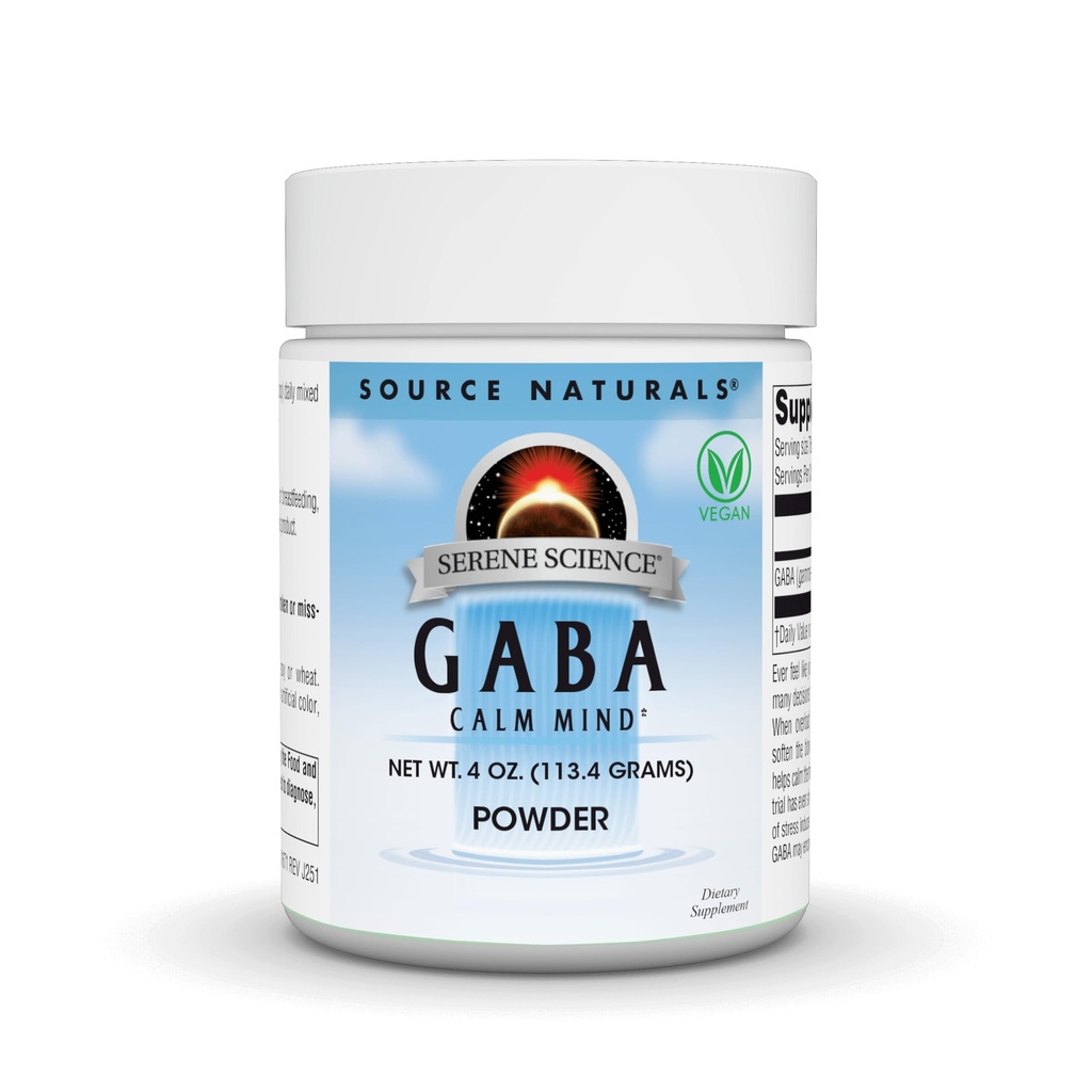 Kilde Naturals Serene Science GABA, Calm Mind - 4 oz pulver