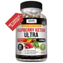 Kaya Naturals Keto Diet Raspberry Ketone - Vekttap Supplement, Appetittkontroll, Boost Metabolisme - 60 Antall