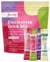 FlavCity Electrolytes Drink Mix, Variety Pack, 28 On-The-Go Stick Packs - Sunn Electrolytes pulver Packets laget med ekte frukt - keto pulverisert drikk uten tilsatt sukker, Glutenfri