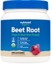 Nutricost Organic Beet Root Powder 1 LB - Vegan, Superfood, sertifisert USDA Organic