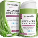 Scar fjerning krem for kvinner og menn, rask reparasjon av nye gamle arr, flekker, brenner all naturlig behandling med vitamin E, B5, C, Aloe Vera, 1.7 fl Oz