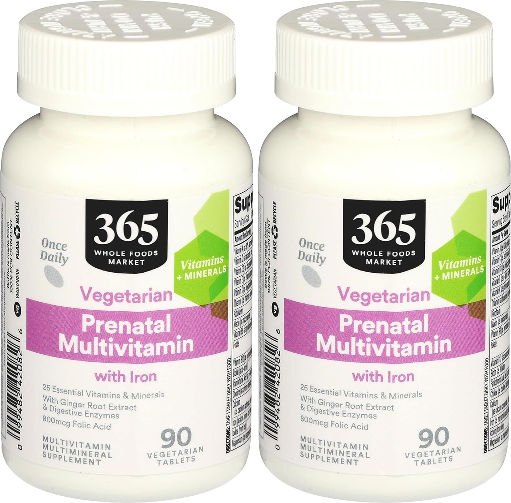 365 av hele matmarkedet, Multi prenatal én daglig, 90 tabletter (pakke på 2)