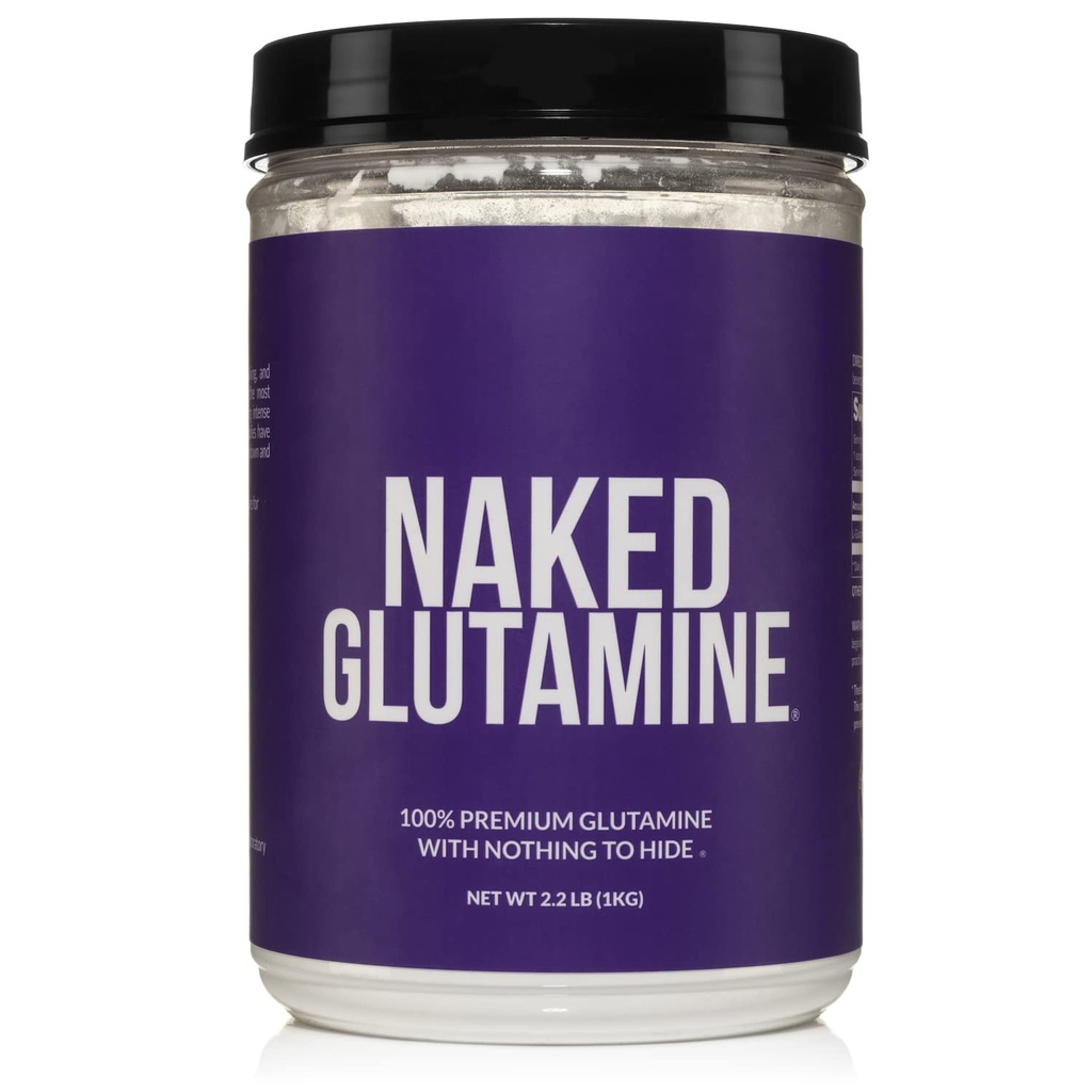 Rent L-Glutamin laget i USA - 200 serveringer - 1000 g, 2.2lb bulk, vegansk, ikke-GMO, gluten og soya gratis. Minimer muskelnedbrytning og forbedre proteinsyntese. Ingen additiver