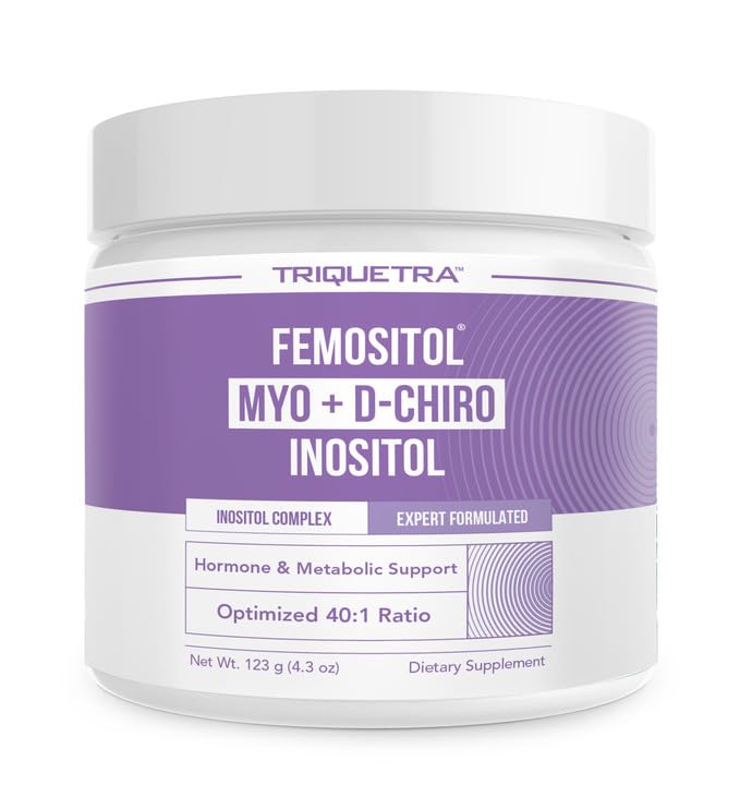 FemoSitol Inositol pulver | Myo-Inositol & D-Chiro Inositol Complex - klinisk bevis 40:1 Forhold (Vitamin B8) | PCOS, Hormonal Balance & sunn ovarisk funksjonsstøtte (123 gram – 60 serveringer)