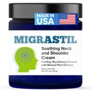 Grunnleggende Vigor Migrastil Soothing Hals og skulderkrem - rask aksjon og kraftig - ikke-Greasy Topical Cream (4 oz.) Laget i USA