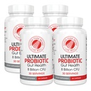 Sølv Fern Brand Ultimate Probiotic 4-Pack – Probiotika for kvinner og menn – 8 milliarder CFU Spore-Forming Gut Helse Supplement – DNA Verifisert, Probiotic, Holdbar, høy overlevelse – 240 kapsler