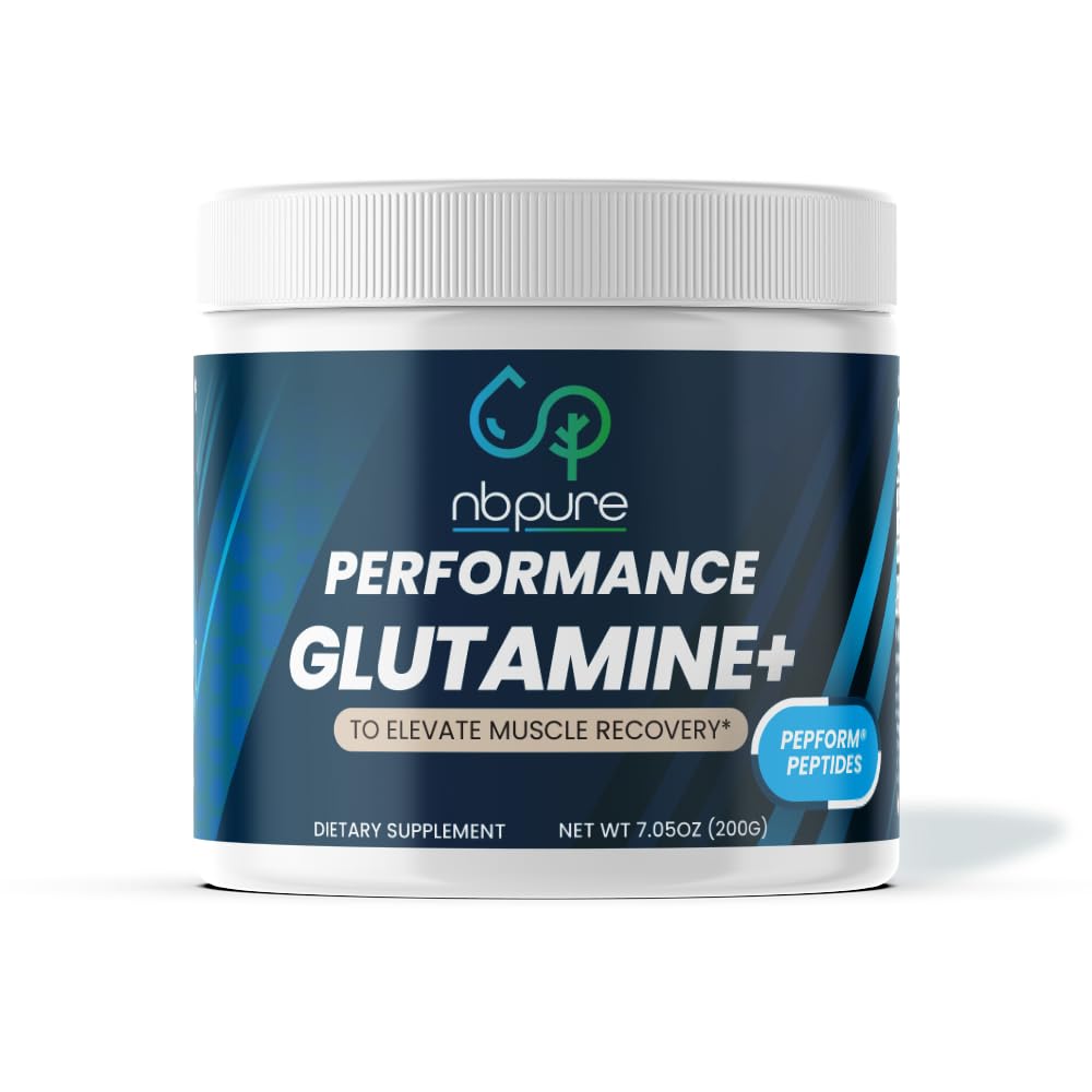 nbpure ytelse glutamin +: PepFormTM Glutamineptider – ikke-GMO Muskelgjenoppretting & Gut Helse – Leaky Gut, Immunstøtte