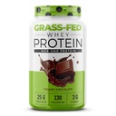 Nutrologi Grass Fed Whey Protein Powder, Kremet sjokoladeflavor, støtter Lean Muscle Recovery & Performance, Kald Bearbeidet Grass Fed Whey og Amino Acid Powder, Shake, Blande eller Bake, 28 Services