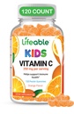 DOCTOR'S FINEST Vitamin C Gummies for barn - Vegansk, GMO Gratis og Glutenfri - Great Tasting Orange Flavor Pektin Chews - Kids Diett Supplement - 250 mg vitamin C - 120 Jellies [60 doser]