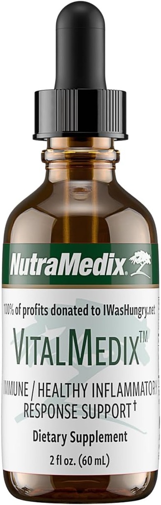 NutraMedix VitalMedix - Cat's Claw & Moringa Plant Extract - Daglig energitilskudd for immun helse og total vitalitet - rik på vitaminer og mineraler (2oz)